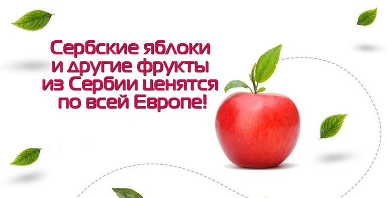 Сербские яблоки и другие фрукты из Сербии ценятся по всей Европе!